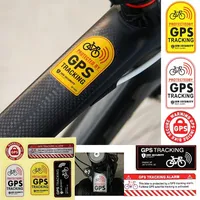 Autocollant GPS pour vélo, scooter, moto, anti-vol, résistant à l'eau, accessoires de vélo, 1 ensemble 1